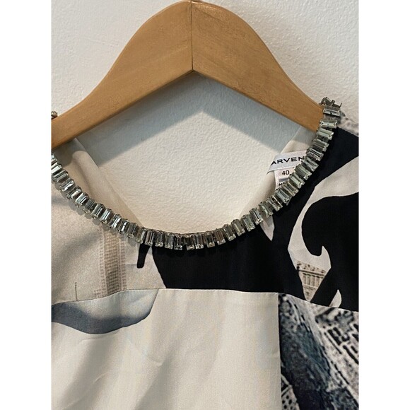 Carven Fashion Collections ModaOperandi New York City Silk Dress Size 40 - Picture 3 of 13